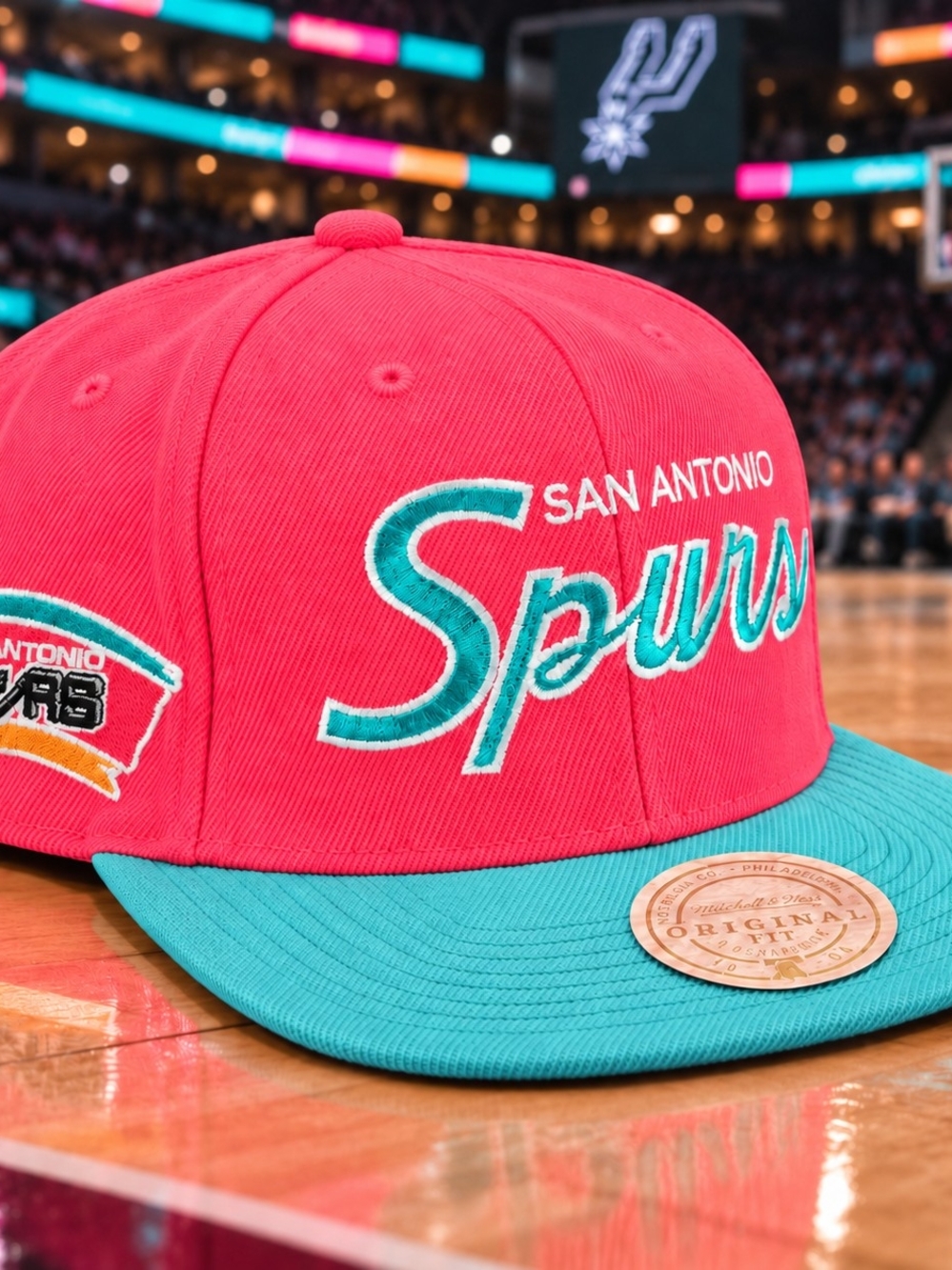 Mitchell & Ness San Antonio Spurs Hardwood Classics Snapback Hat